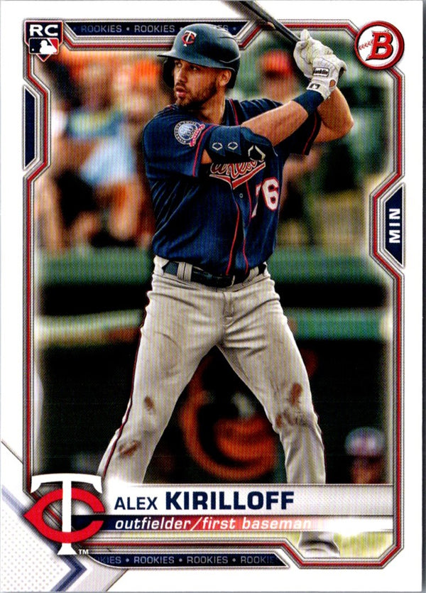 2021 Bowman Alex Kirilloff #75 Rookie