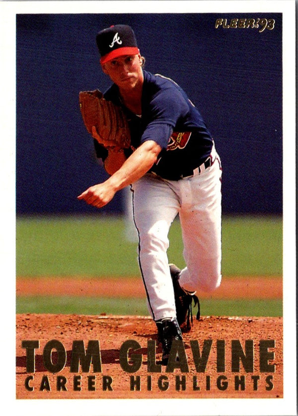 1993 Fleer Tom Glavine Career Highlights Tom Glavine #13