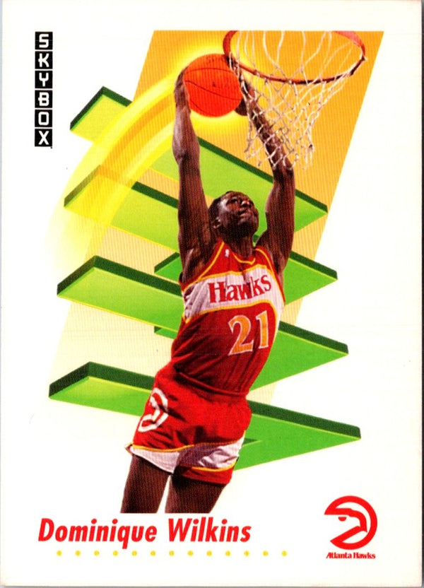 1991 SkyBox Dominique Wilkins #10