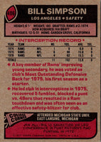 1977 Topps Bill Simpson #406 Rookie