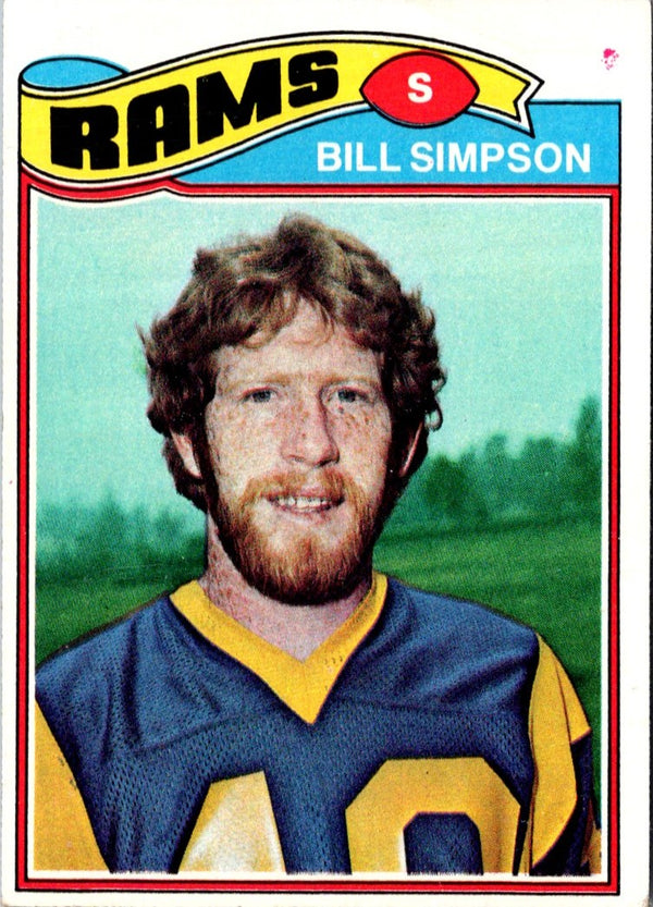 1977 Topps Bill Simpson #406 Rookie