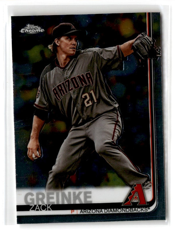 2019 Topps Chrome Zack Greinke #23