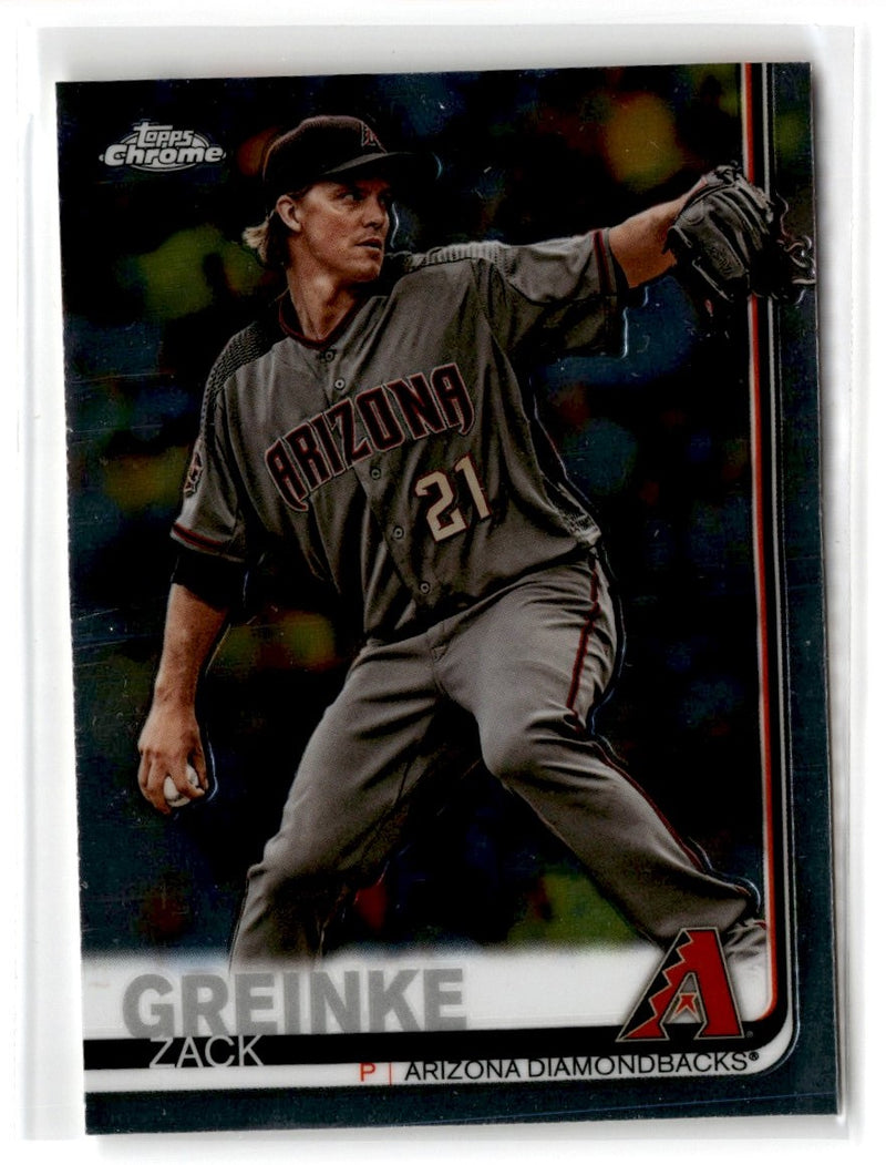 2019 Topps Chrome Zack Greinke