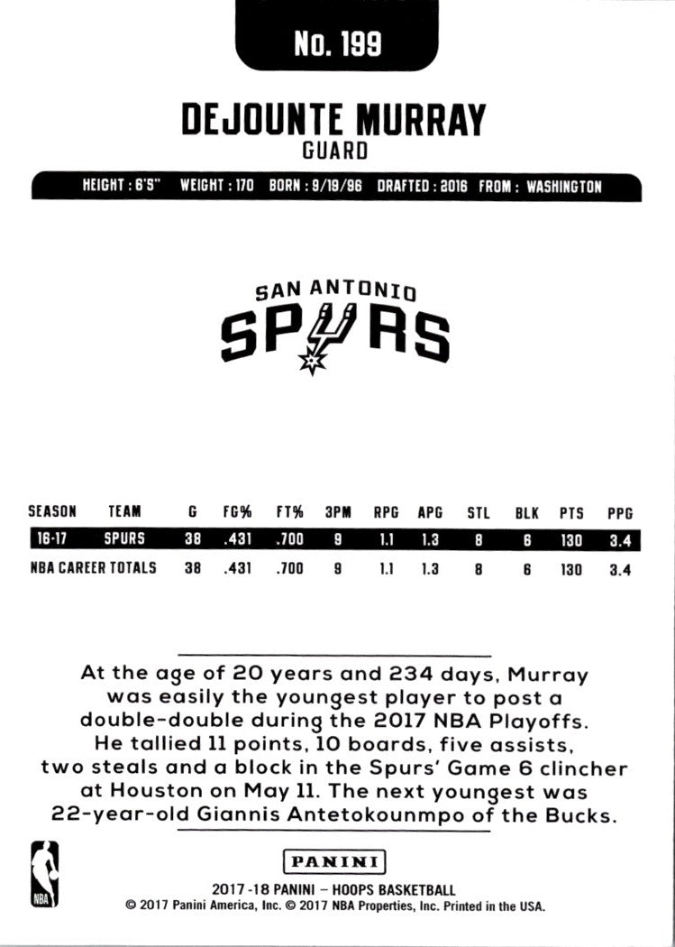 2017 Hoops Dejounte Murray