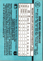 1988 Donruss Jose Gonzalez #341