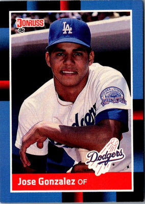 1988 Donruss Jose Gonzalez #341