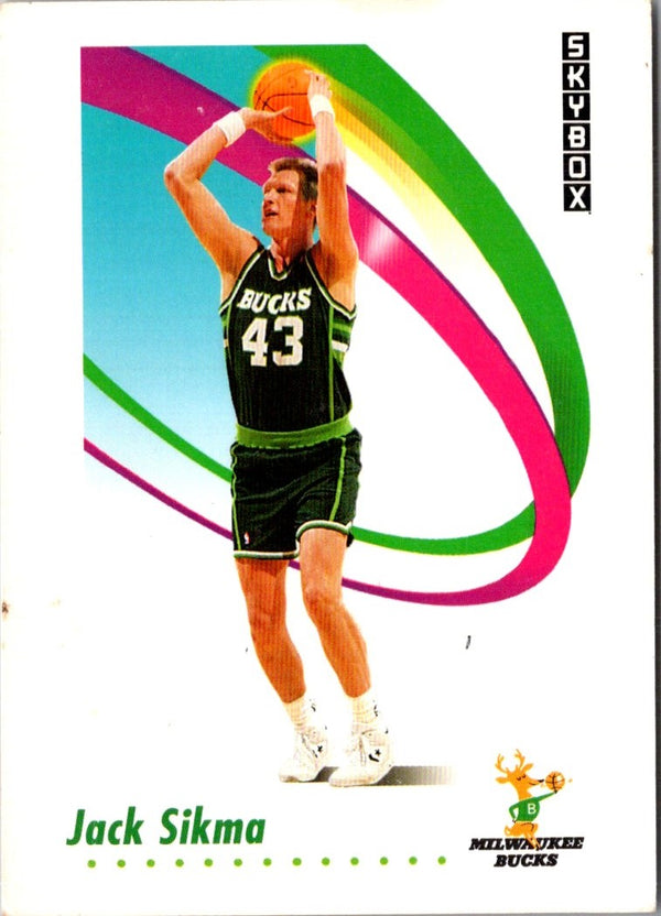 1991 SkyBox Jack Sikma #165