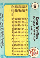 1982 Fleer Dave Winfield #56