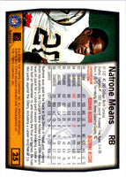 1999 Topps Season Opener Natrone Means #25