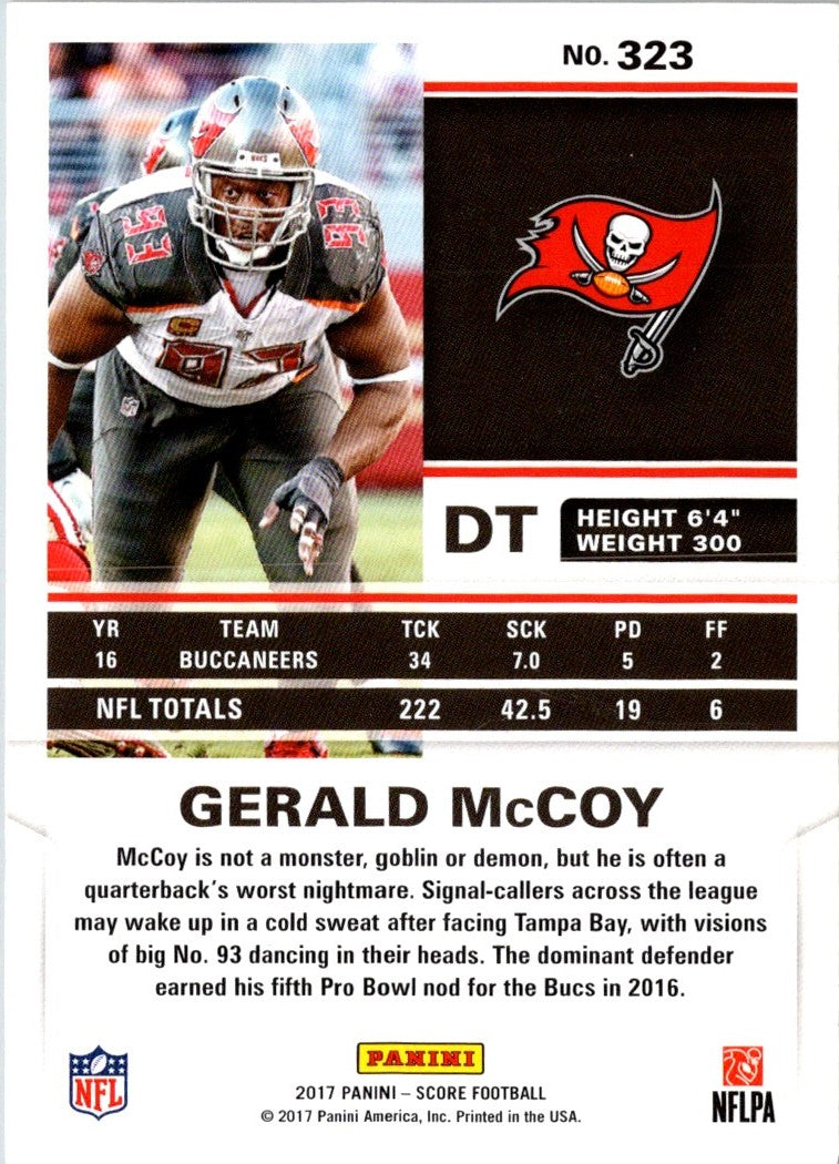 2017 Score Scorecard Gerald McCoy