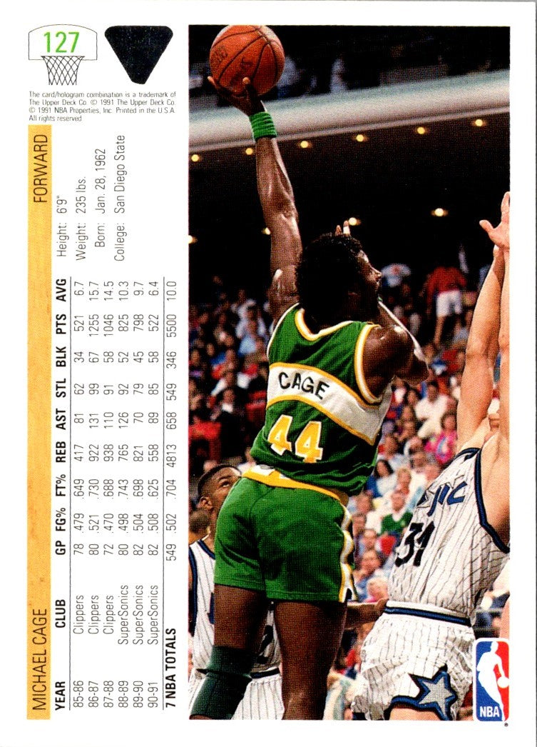 1991 Upper Deck Michael Cage