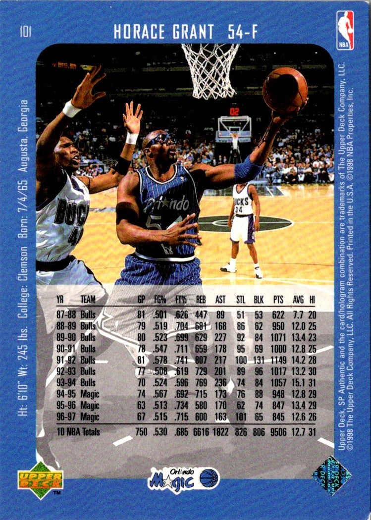 1997 SP Authentic Horace Grant