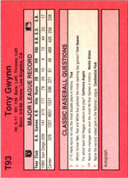 1991 Classic II Tony Gwynn #T93