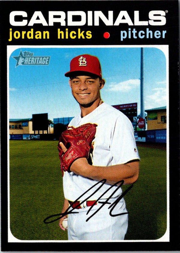 2020 Topps Heritage Jordan Hicks #223