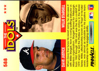 1992 Pinnacle David Justice/Willie Stargell #588