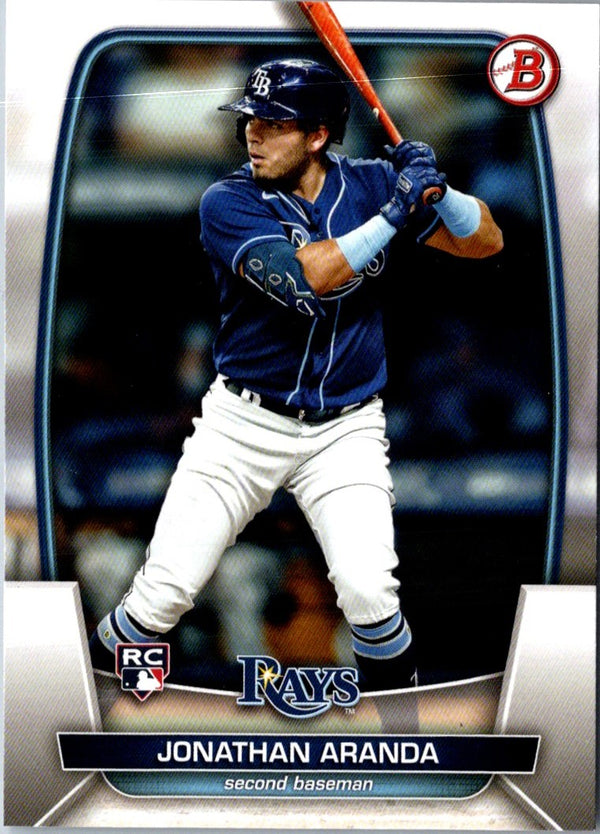 2023 Bowman Jonathan Aranda #28 Rookie