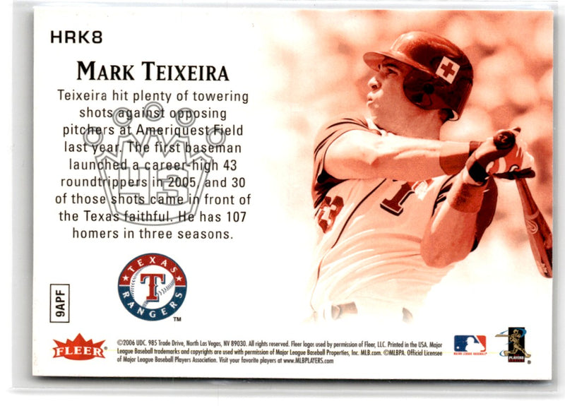 2006 Ultra Home Run Kings Mark Teixeira