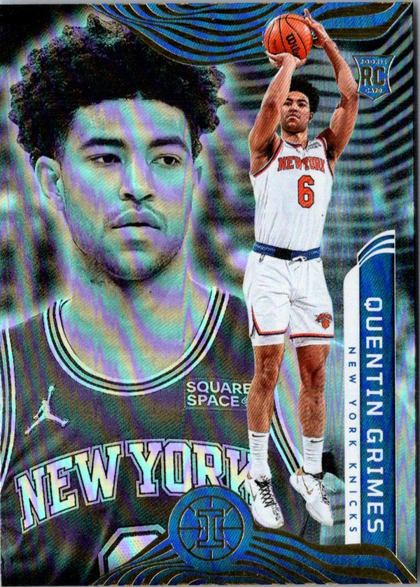 2021 Panini Illusions Quentin Grimes #175 Rookie