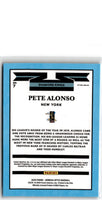 2020 Donruss Optic Carolina Blue and White Pete Alonso #7