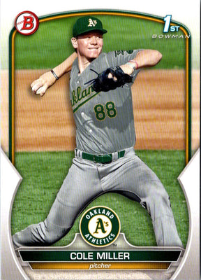 2023 Bowman Draft Cole Miller #BD-51 Rookie