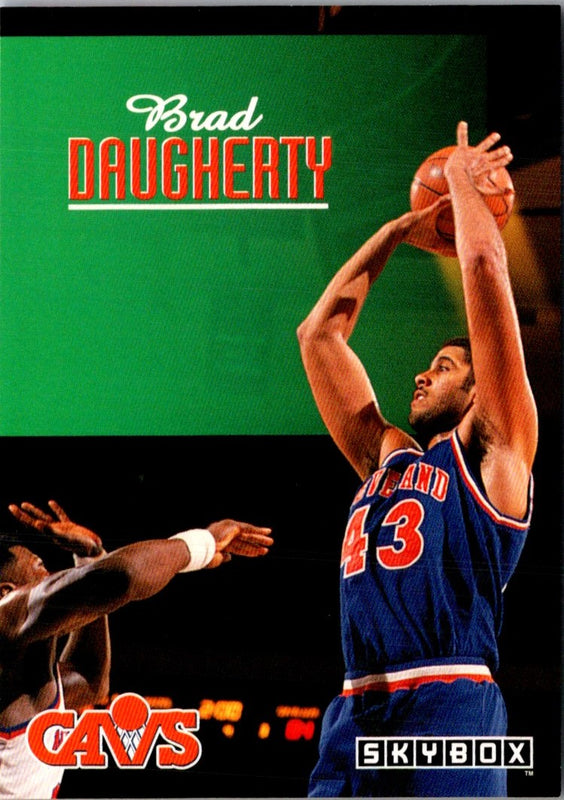 1992 SkyBox Brad Daugherty #39
