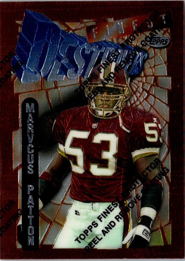 1996 Finest Marvcus Patton #337