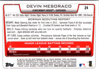 2012 Bowman Draft Picks & Prospects Chrome Devin Mesoraco #24