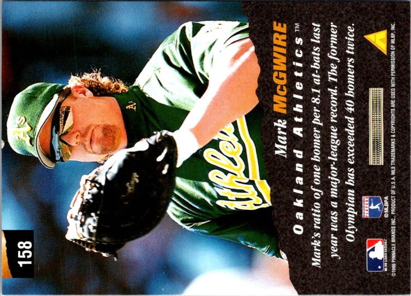 1996 Pinnacle Mark McGwire
