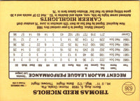 1985 Donruss Reid Nichols #636