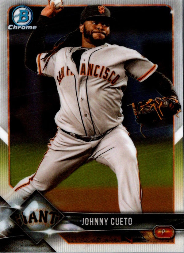 2018 Bowman Chrome Johnny Cueto #43