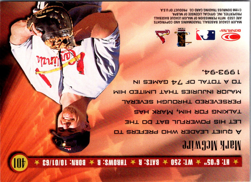 1998 Donruss Mark McGwire
