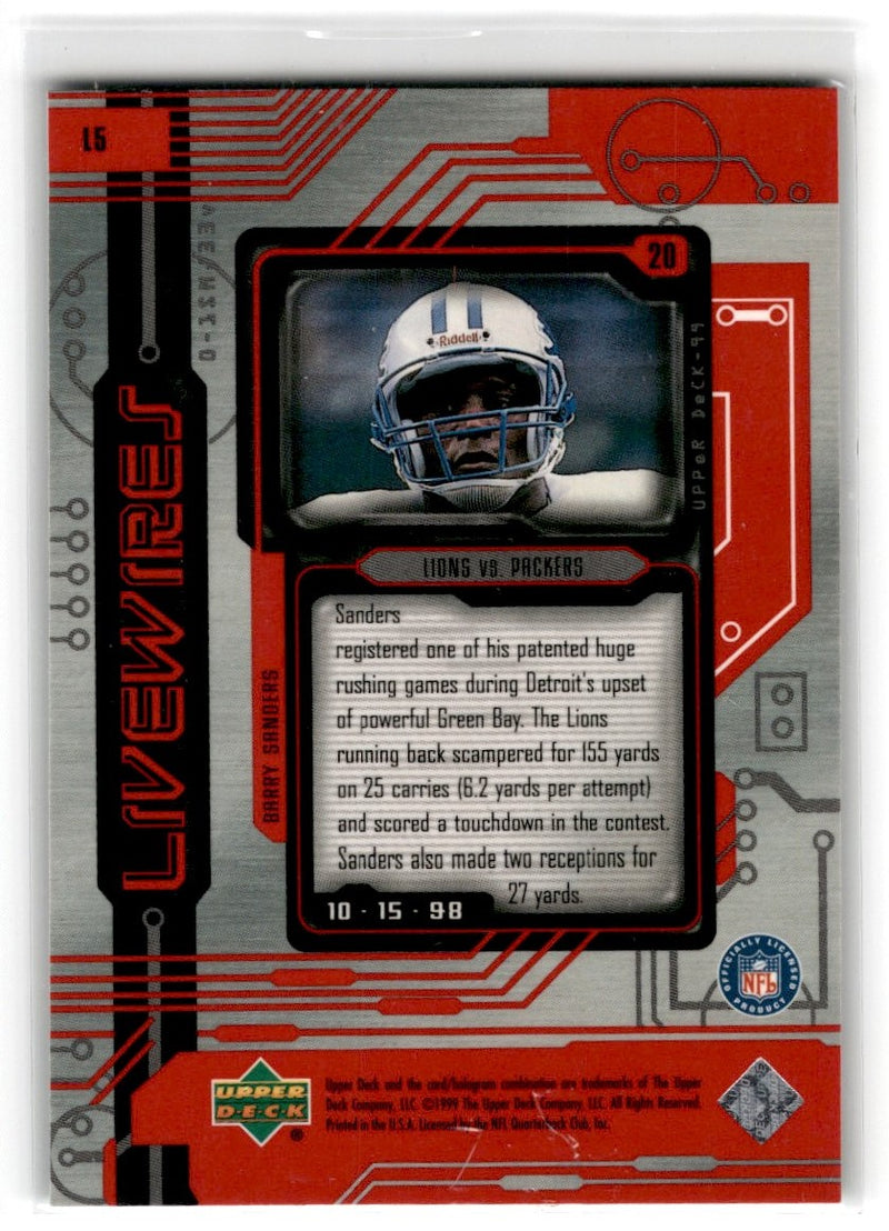 1992 Action Packed NFLPA/MDA 24K Barry Sanders