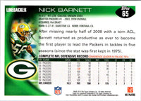 2010 Topps Nick Barnett #65
