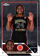 2023 Topps Chrome McDonald's All American McDonaldâ€™s Games Logo Mikaylah Williams