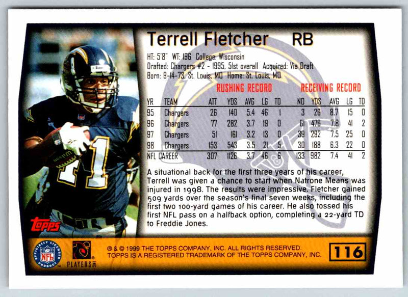 1999 Topps Terrell Fletcher