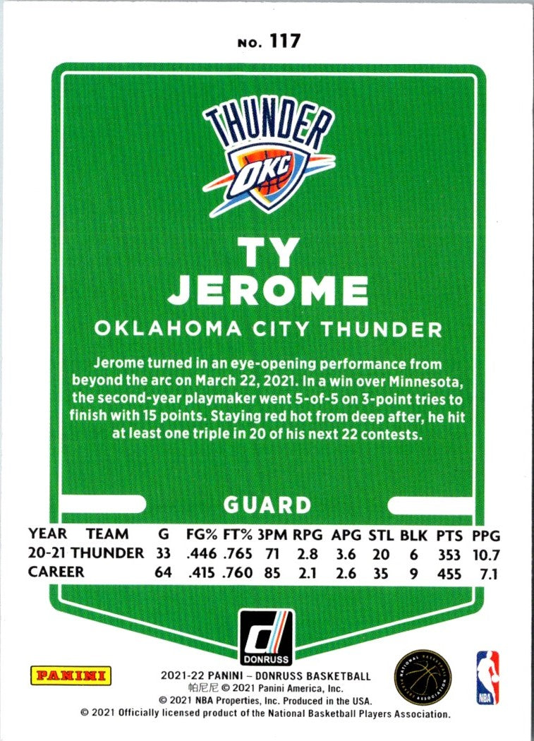 2021 Donruss Ty Jerome