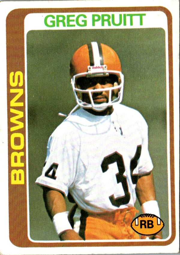 1978 Topps Greg Pruitt #245