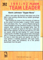 1991 Fleer Kevin Johnson #392