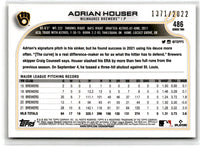 2022 Topps Gold Adrian Houser #486 1371/2022