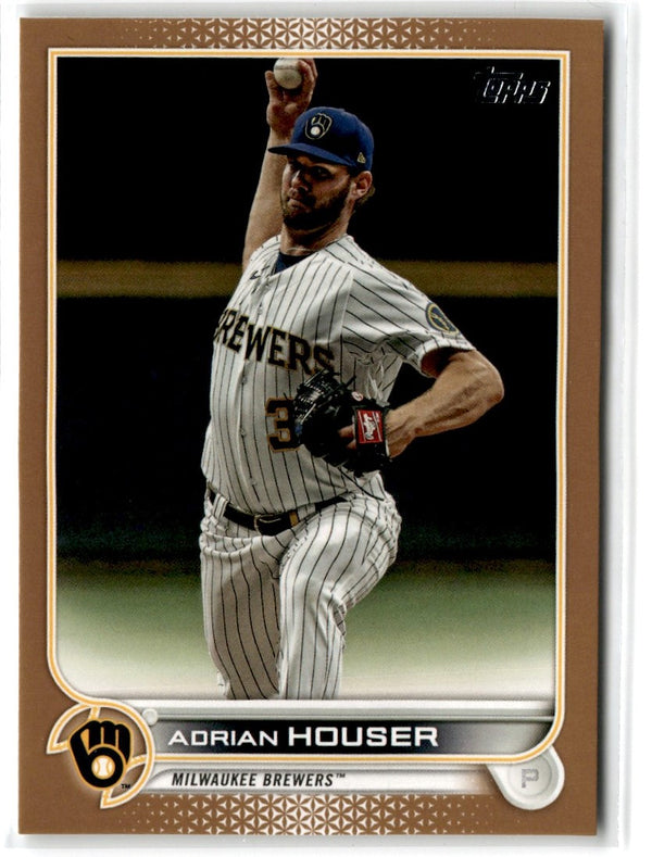 2022 Topps Gold Adrian Houser #486 1371/2022