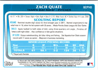2011 Bowman Chrome Prospects Zach Quate #BCP143