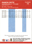 2004 Fleer Platinum Ramon Ortiz