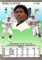 1991 Ultra Mark Clayton #86