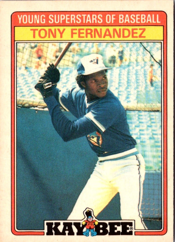 1986 Topps Kay-Bee Young Superstars of Baseball Tony Fernandez #11