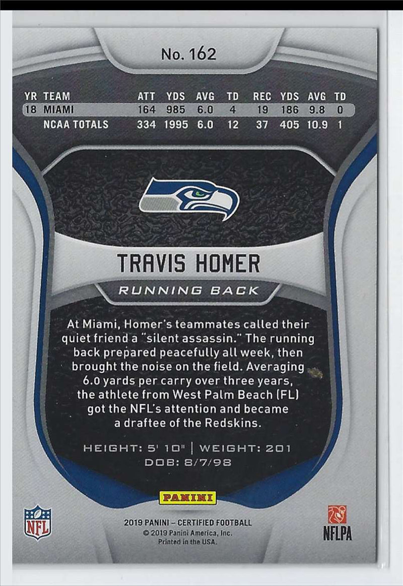 2019 Panini Certified Travis Homer