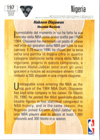 1991 Upper Deck International Italian Hakeem Olajuwon #197