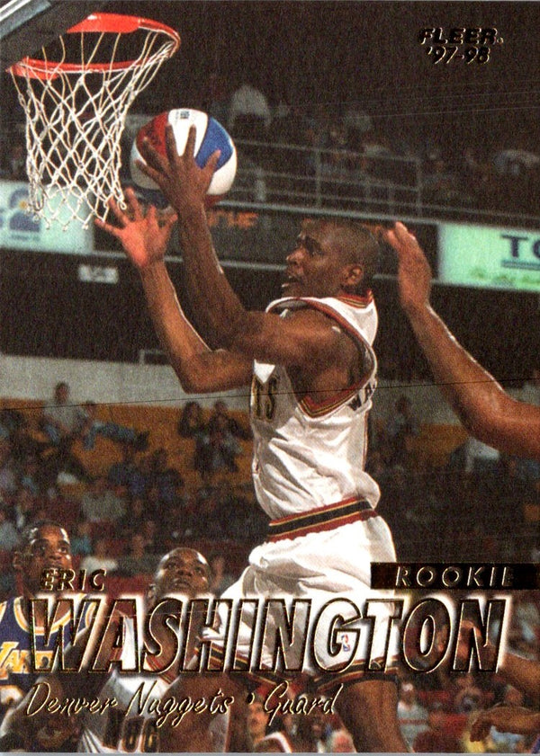 1997 Fleer Traditions Crystal Eric Washington #272