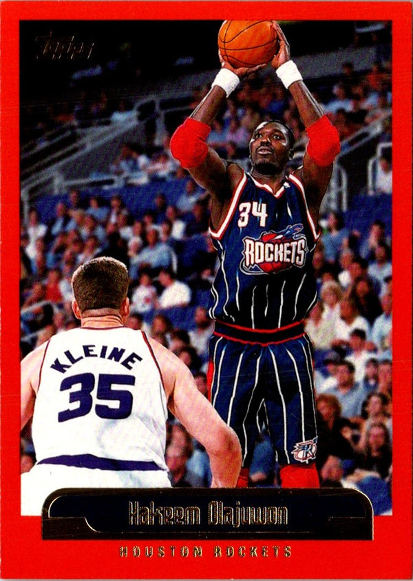 1999 Topps Hakeem Olajuwon #105