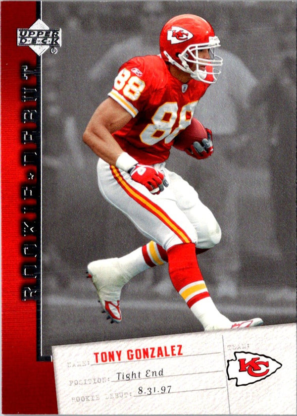 2006 Upper Deck Rookie Debut Tony Gonzalez #50