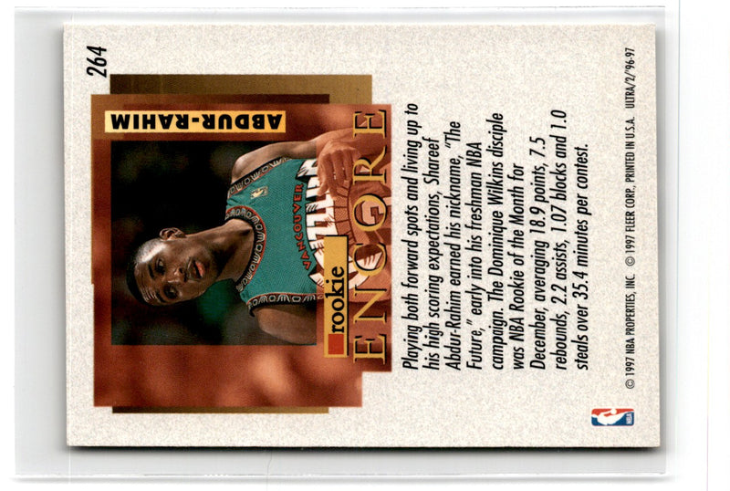 1996 Ultra Shareef Abdur-Rahim